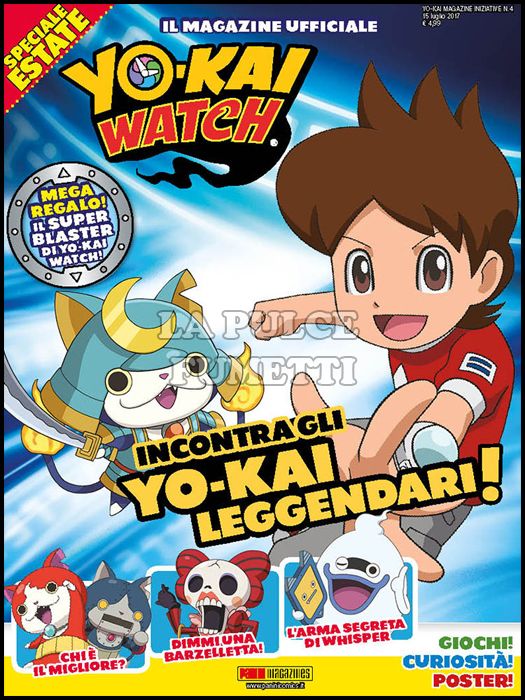 YO-KAI WATCH MAGAZINE #     4 + BEACH GAME